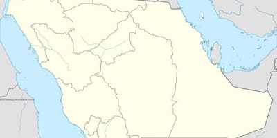 মানচিত্র সৌদি আরবের মধ্যে